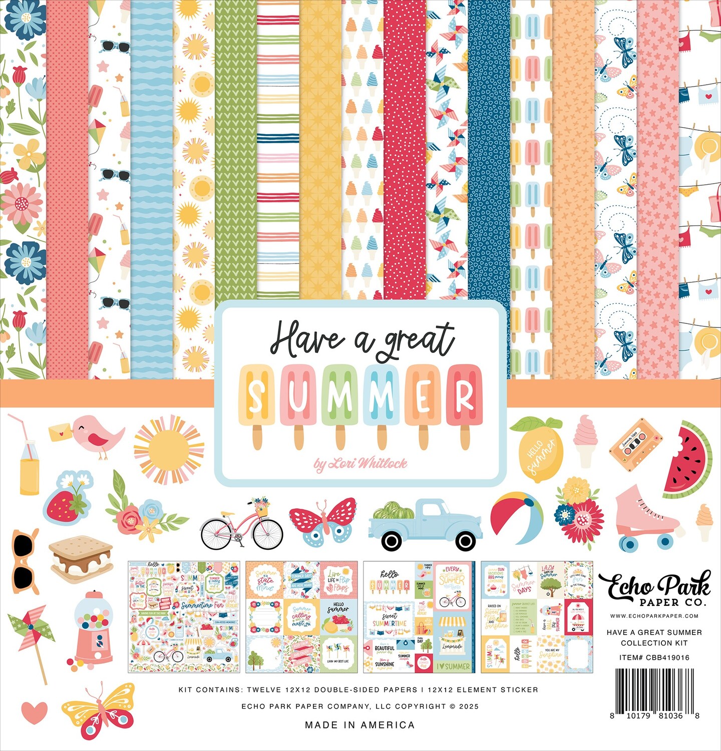 Echo Park Collection Kit 12"X12" Happiness Is Homemade