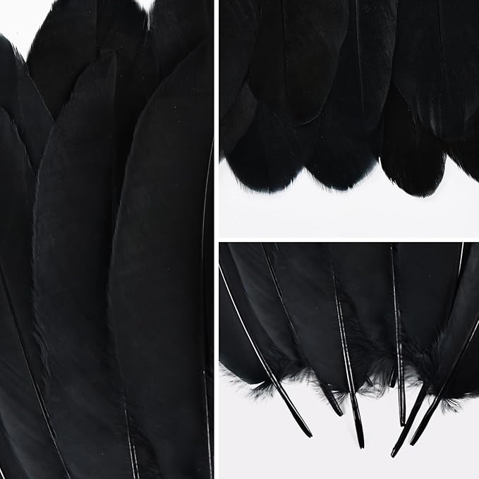 Craft Feathers 150 Pack (14g) – Assorted Color Decorative Feathers for Kids Crafts, DIY Projects, Classroom Art & Party Decorations