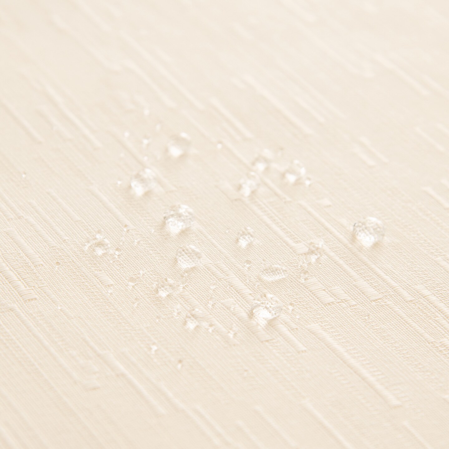 Threadmade Home Continental Solid Texture Water Resistant Tablecloth, Ivory - 60"W x 102"L