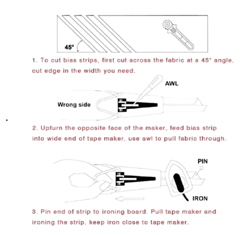 14-Piece Bias Tape Maker Kit with Binder Foot – Sewing Binding Tool Set for Quilting, Fabric Crafting & DIY Projects