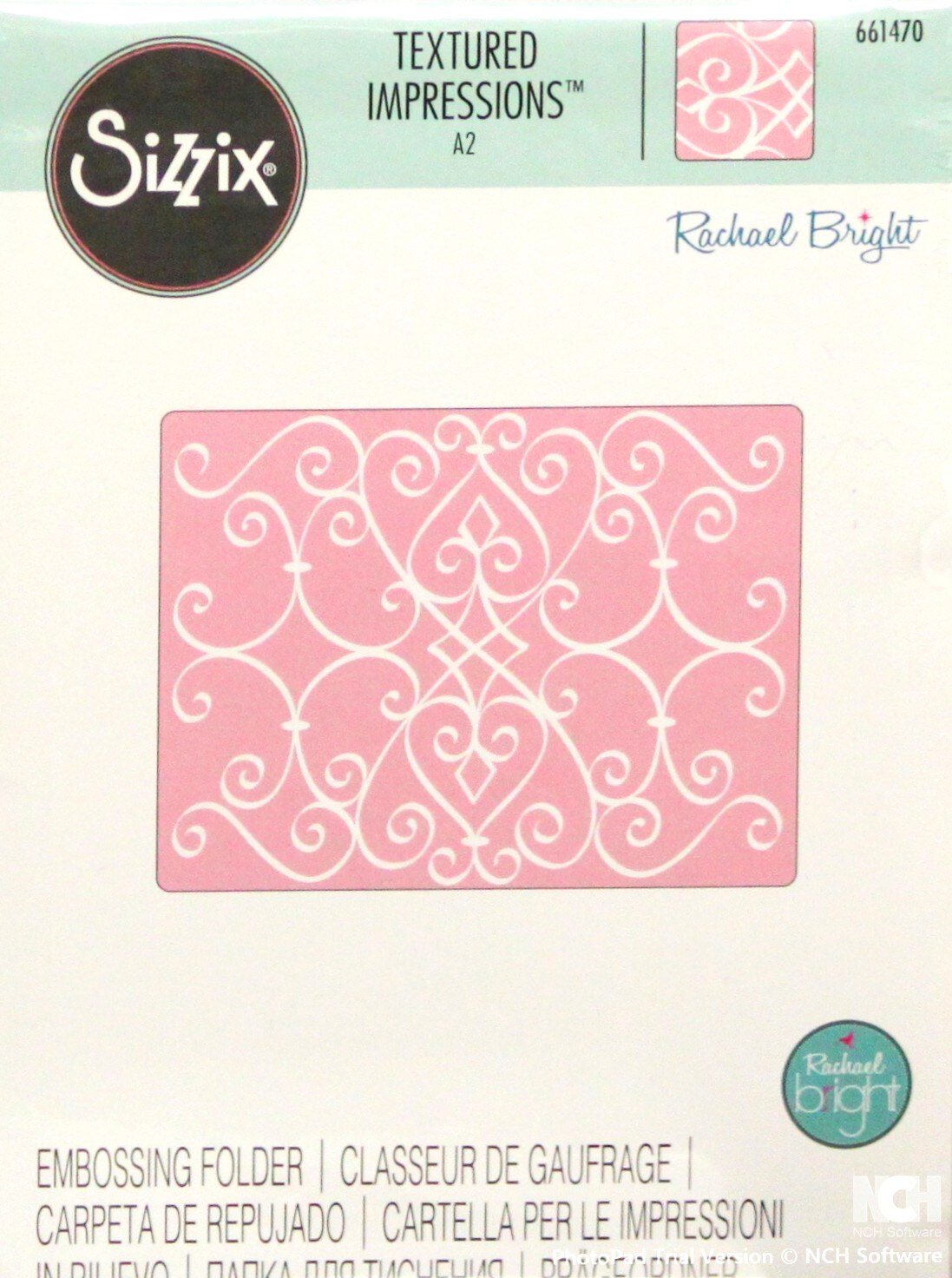 SIZZIX Textured Impressions Scroll Mark Embossing Folder | Michaels