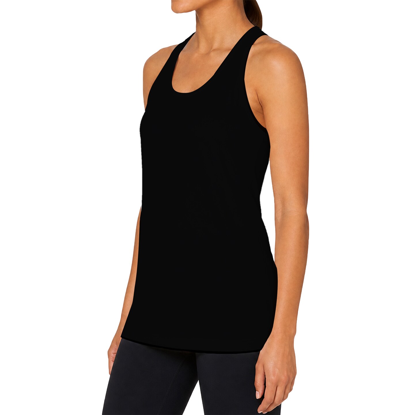 Team 365 Women's Zone Performance Racerback Tank, Athletic Gym Polyester Tank Top