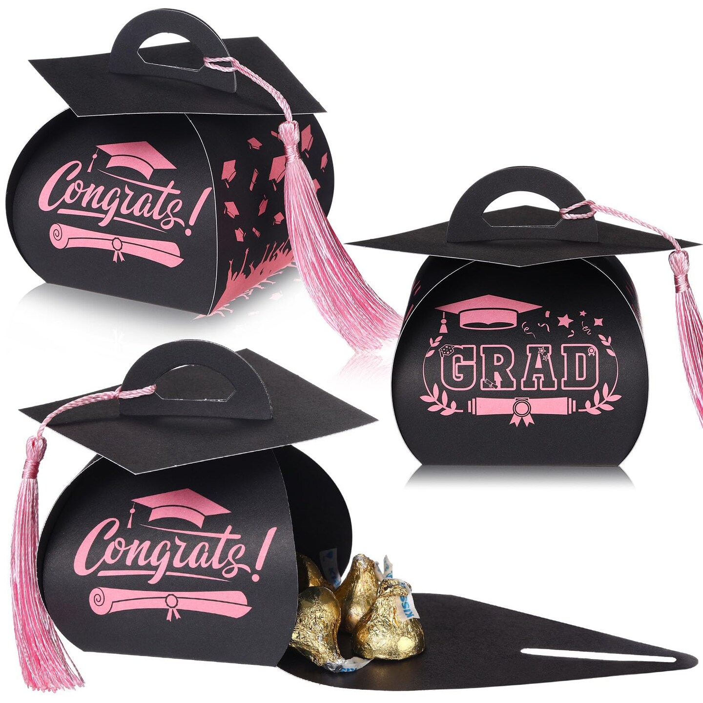 30 Pcs Graduation Cap Gift Boxes Graduation Decorations Class of 2026 ...