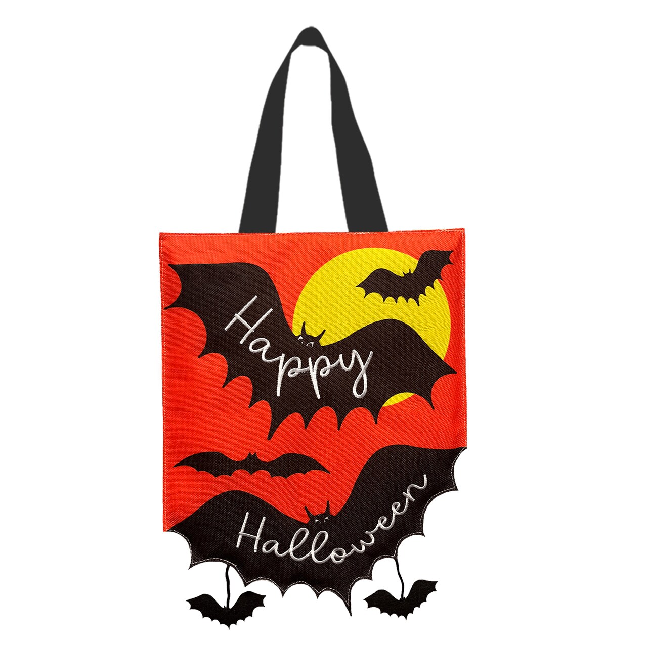 Happy Halloween Bats Burlap Door Hanger, Model: DEBL-DH02339 | Michaels