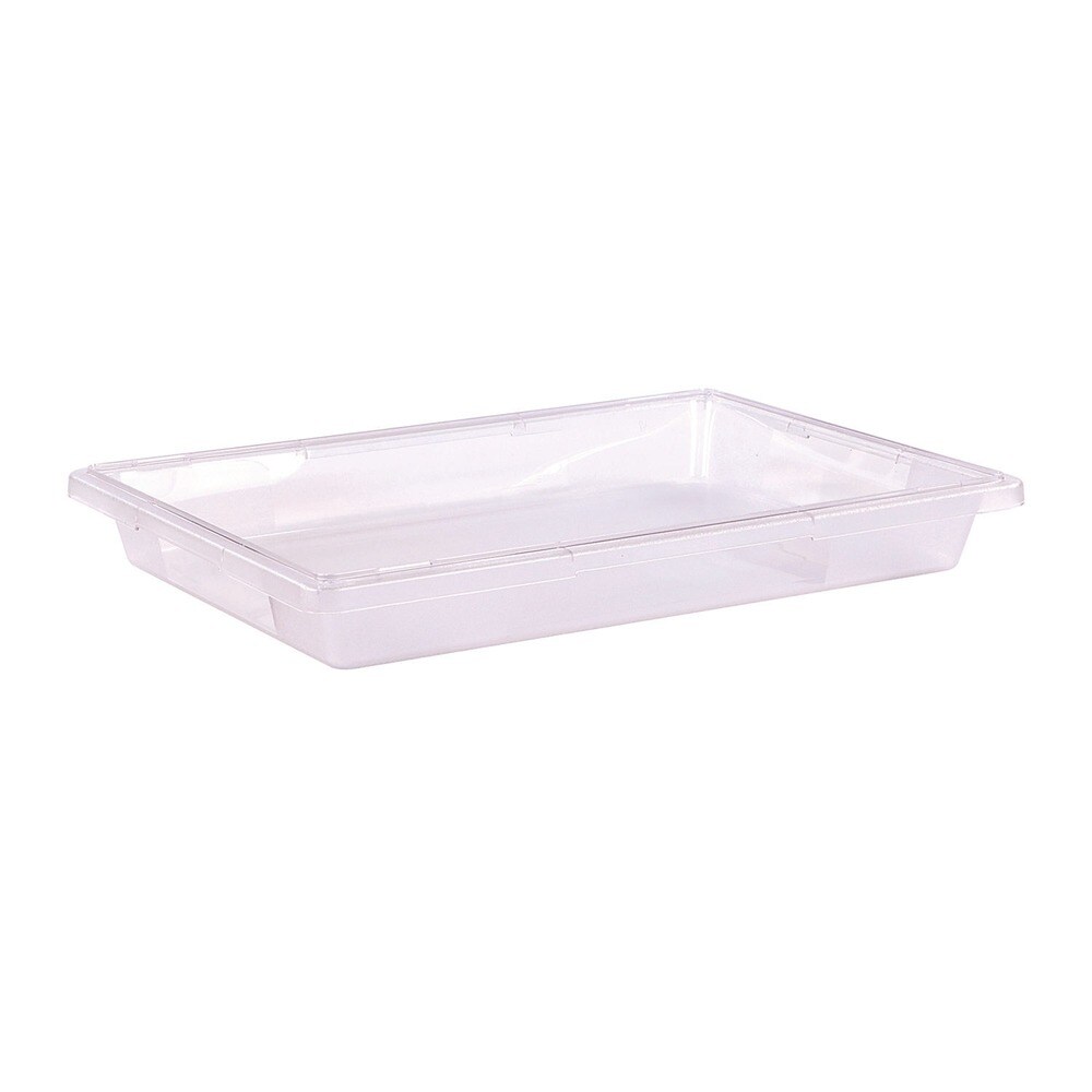 Carlisle 18 in. x 26 in. x 3.5 in. 5 gal. StorPlus Polycarbonate Food Storage Container - Clear