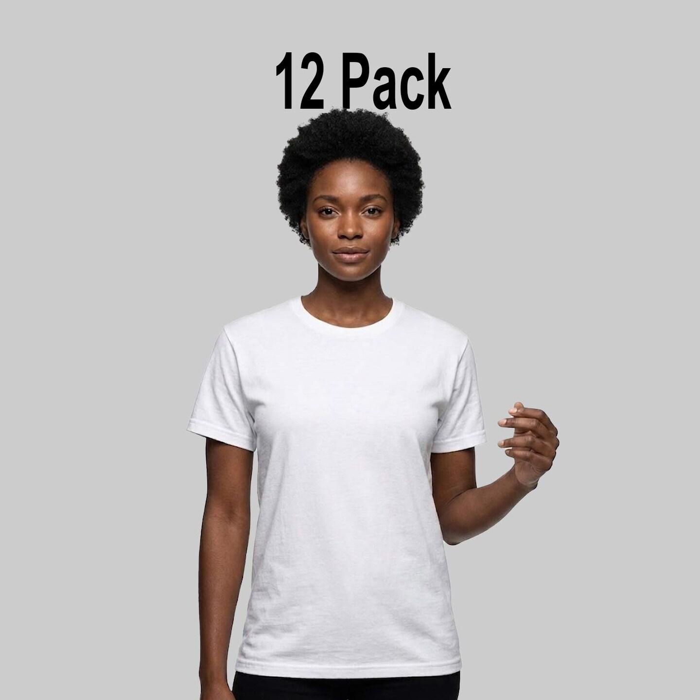 12 Pack: Gildan Unisex Hammer Ring Spun Cotton Crew Neck T Shirt