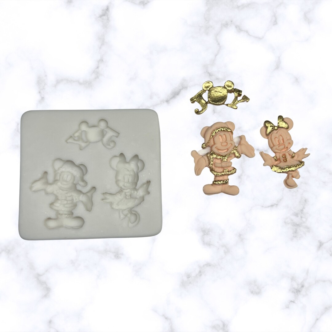 Joy Mr &#x26; Mrd Mouse silicone molds