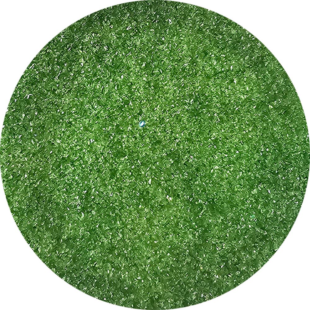 Wissmach Frit Fine Parsley Transparent 96-320 1Lb. Jar 96 COE