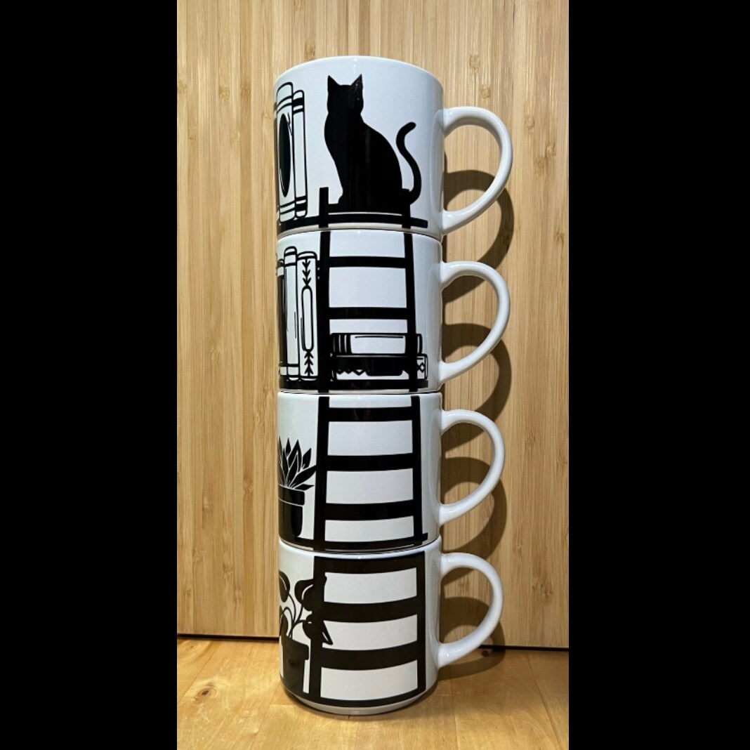 Stackable mugs 10 oz - set of 4 | MakerPlace by Michaels