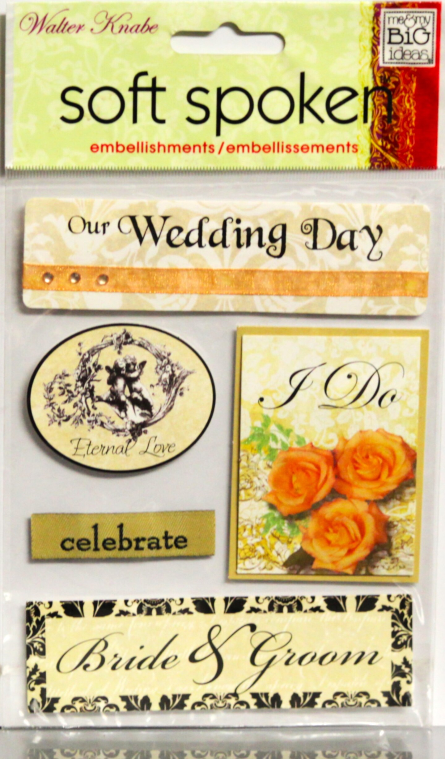 Me &#x26; My Big Ideas Wedding Dimensional Stickers