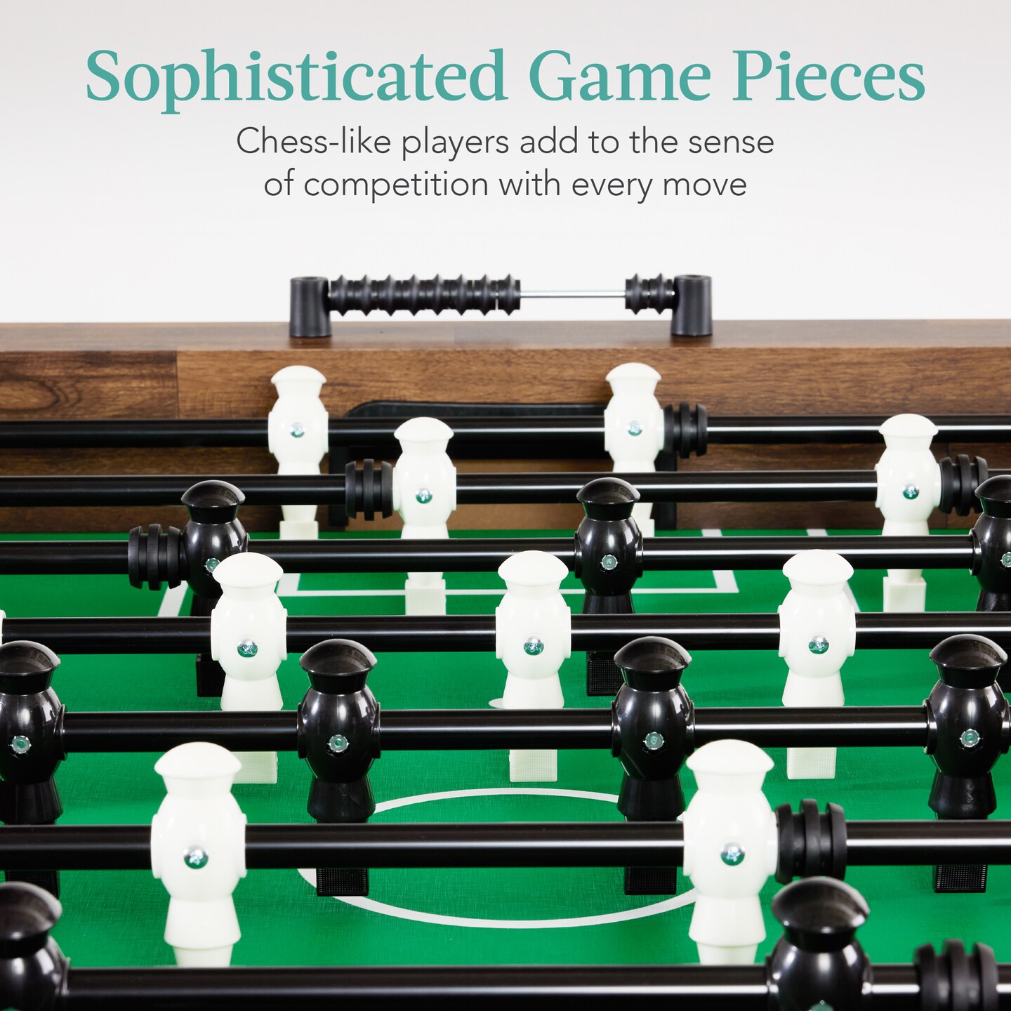 Best Choice Products Full Size 54in Regulation Foosball Table for Home, Game Room w/ 2 Balls, 2 Cup Holders