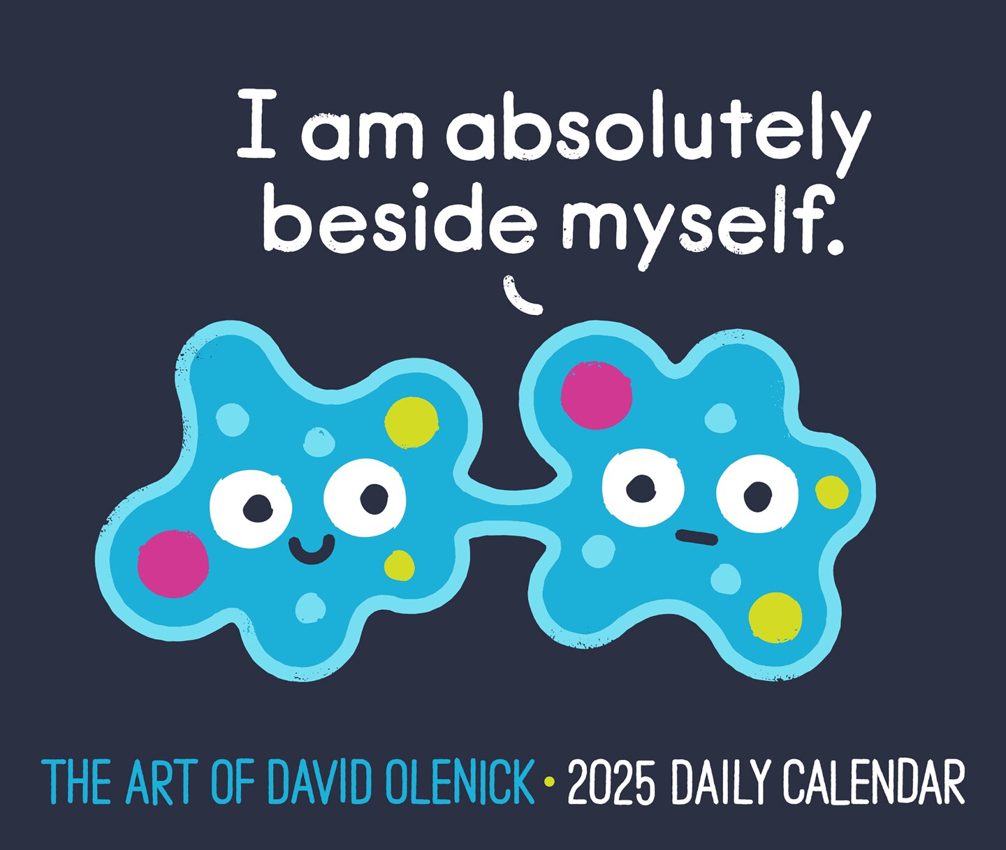 The Art of David Olenick 2025 Box Calendar, Daily Puns / Humor Desktop