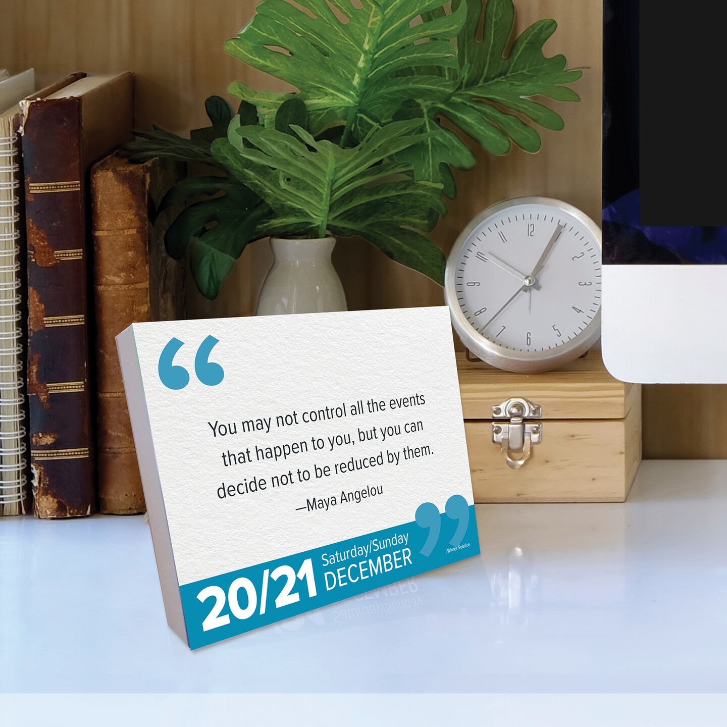 Great Leaders, Greatest Quotes 2025 Box Calendar, Daily Desktop