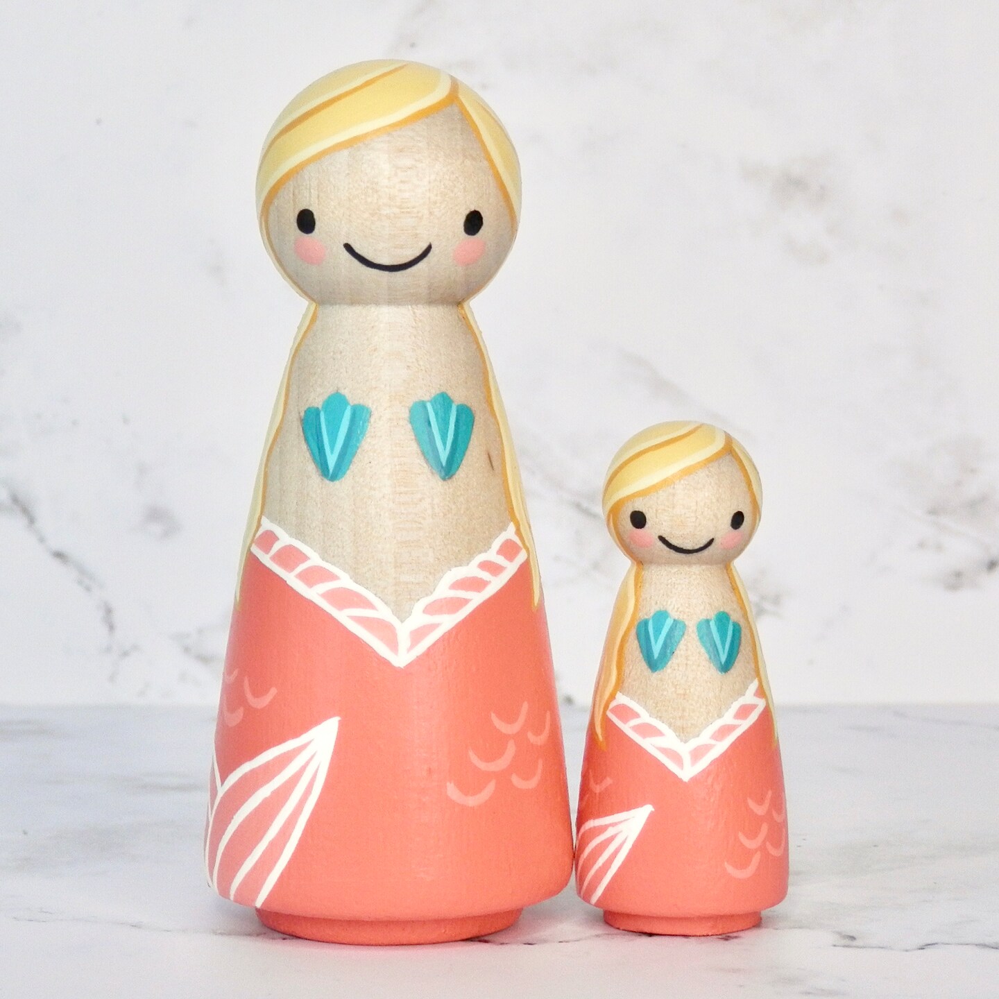 Mermaid peg doll online