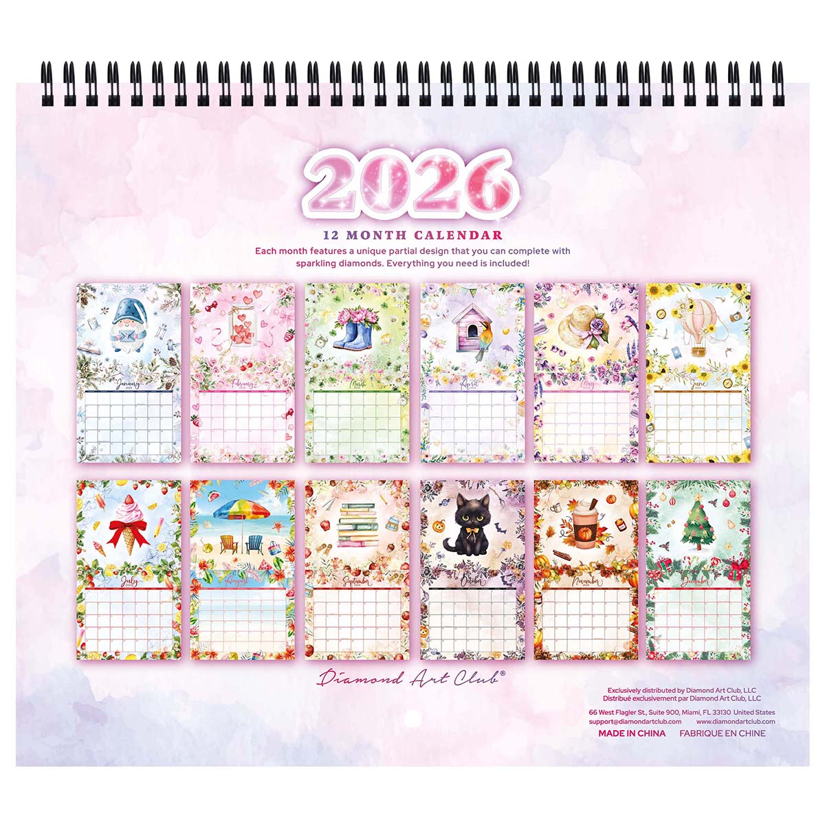 Diamond Art Club 2026 Calendar Diamond Painting