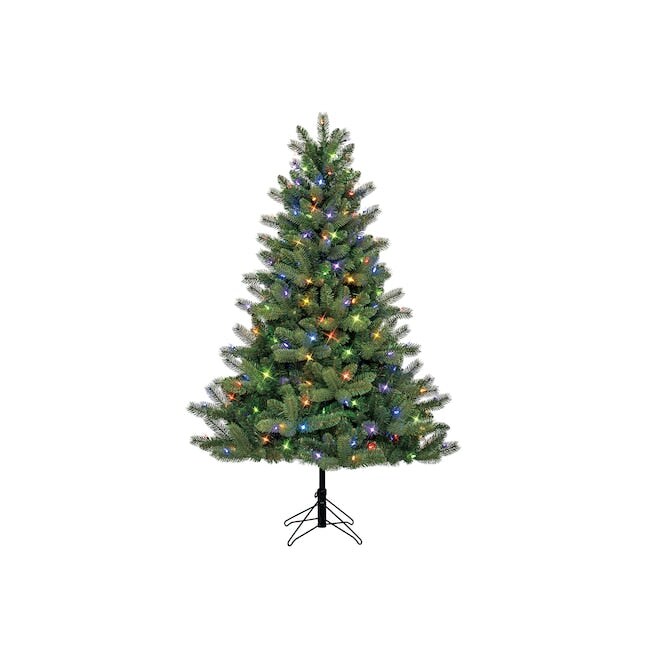 Colorado Spruce Tree with Multicolor and White LED Lights - 5 Foot