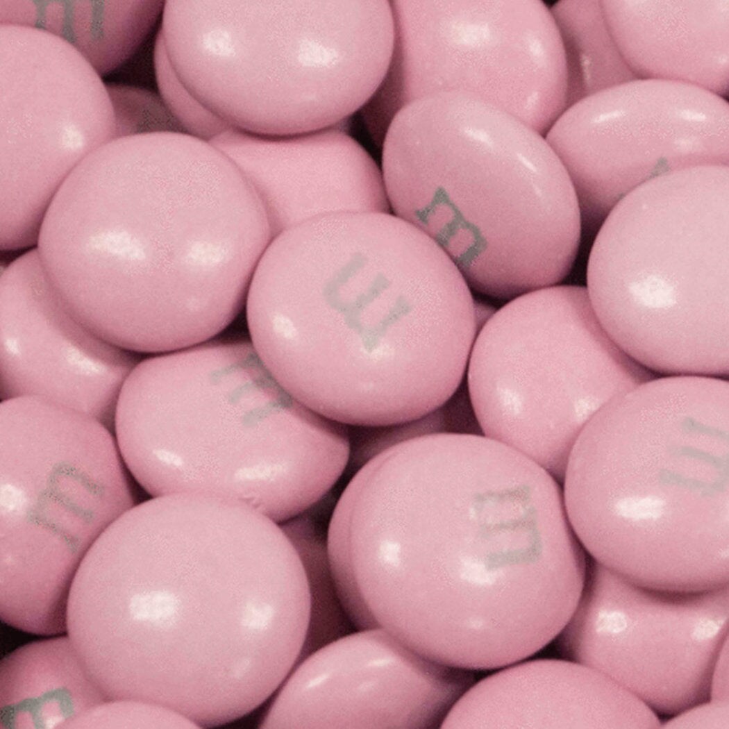 750 Pcs Pink M&M's Candy Milk Chocolate (1.5lb, Approx. 750 Pcs)