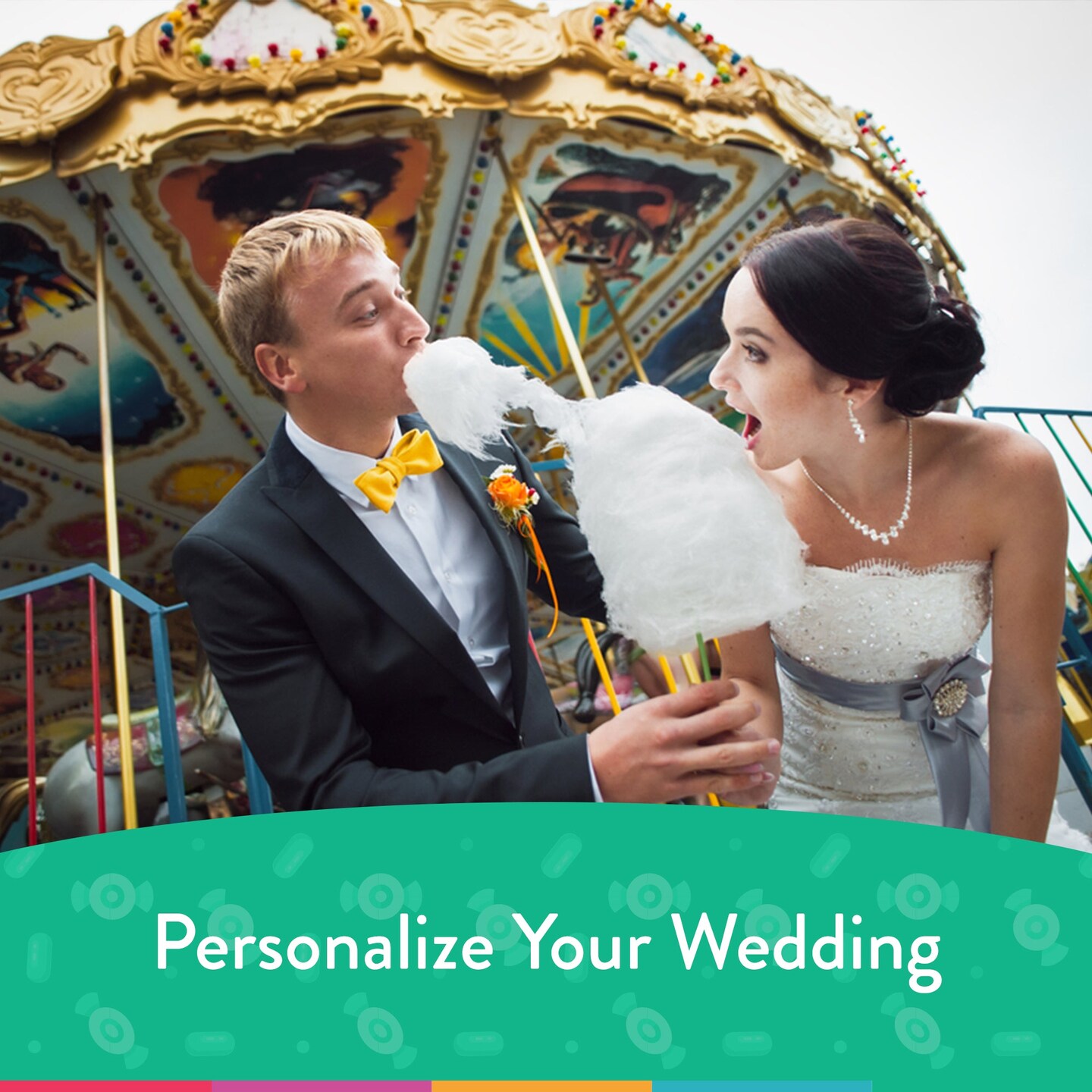 3.05lb Wedding Gold Chocolate Candy Assortment - Wrapped Miniature Bars & Gold Foiled Kisses For Favor Bags, Dessert Tables & More - Glitter Heart (248ct)