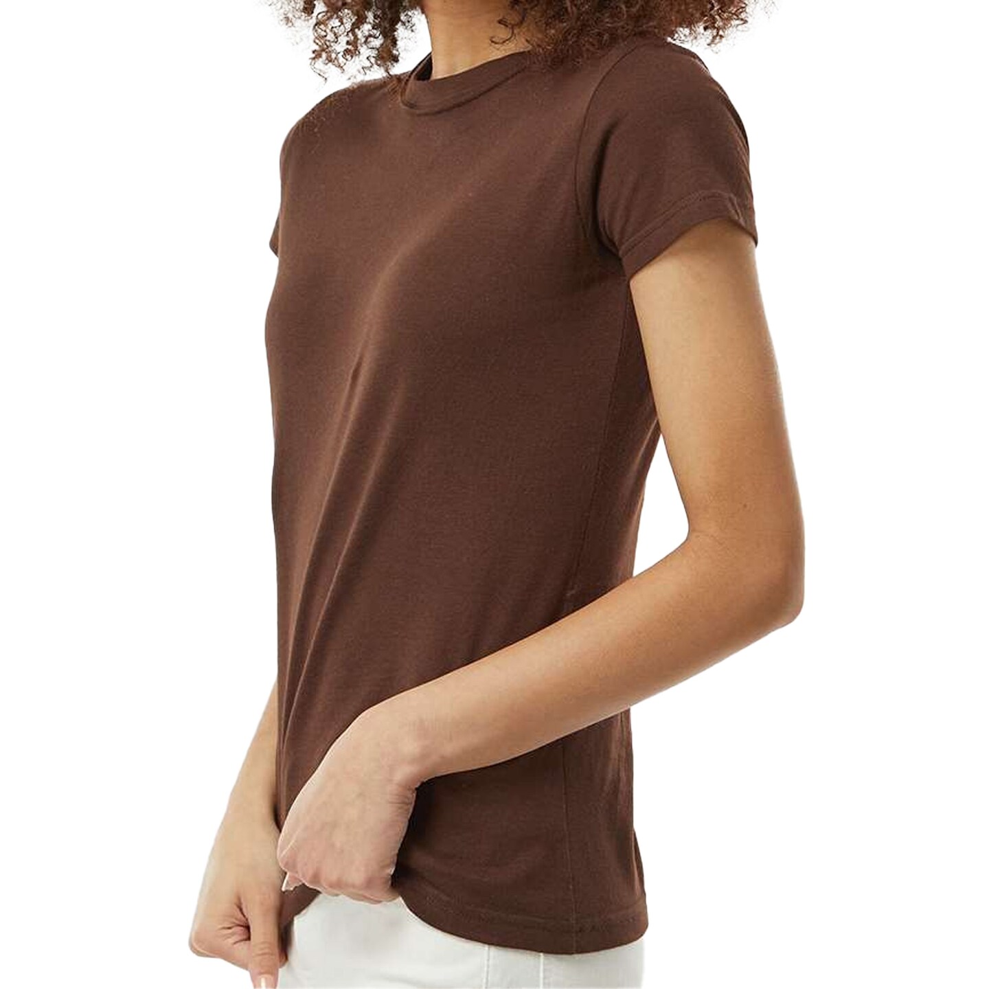Tultex Women’s Slim Fit Jersey T-Shirt, Short Sleeve Tee for Crafting & Customization