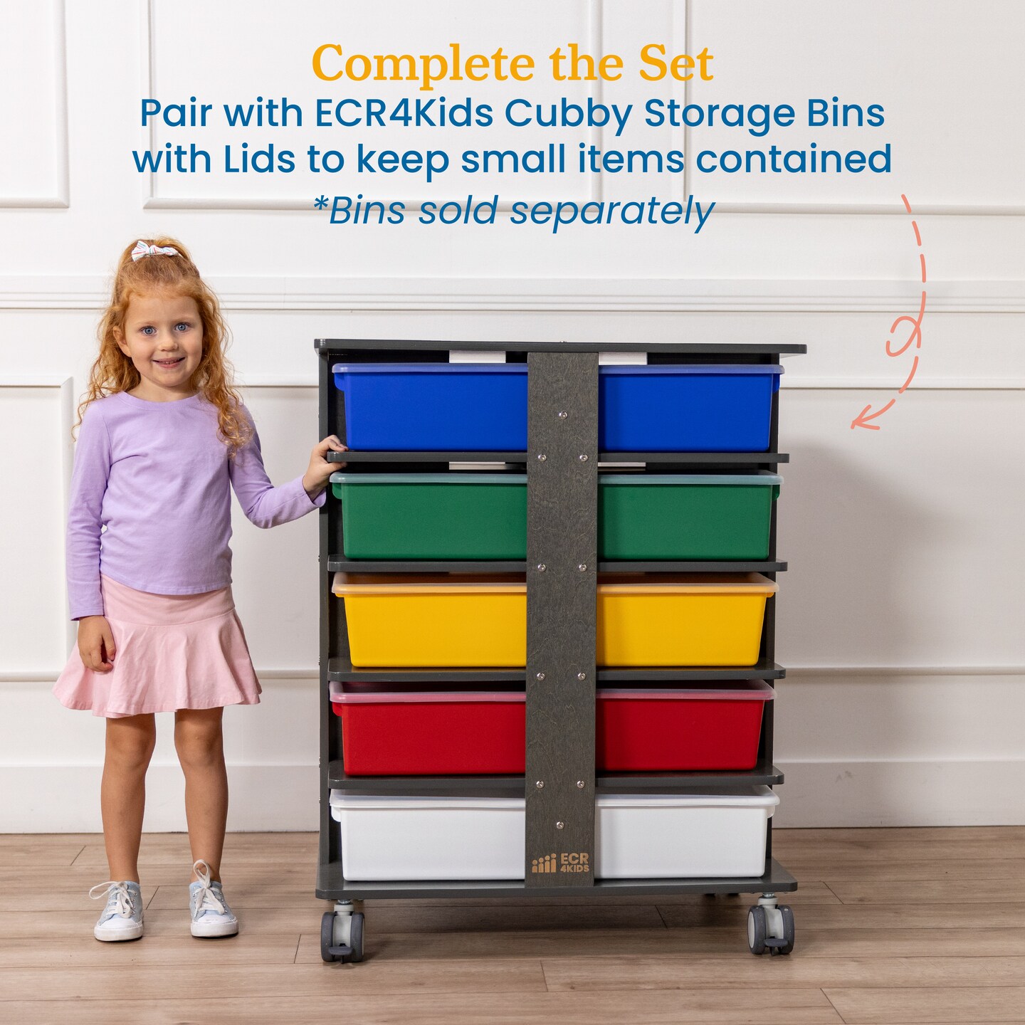 Cubby Storage Bin Tower 5x4, Classroom Furniture