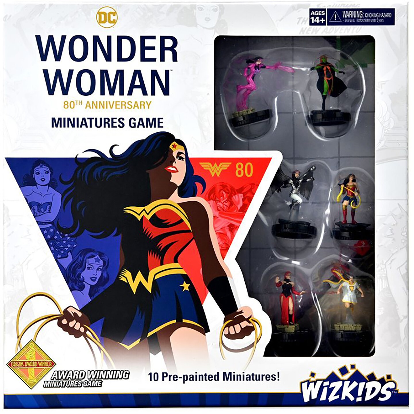 DC Comics HeroClix: Wonder Woman 80th Anniversary Miniatures Game - Ages 14+, 2 Players, 30-45 Min