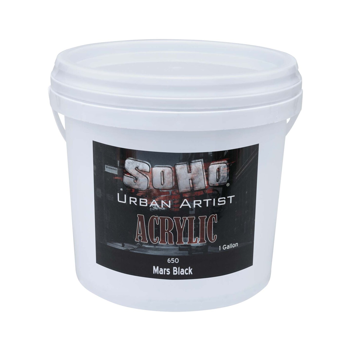 SoHo Urban Artist Heavy Body Acrylic Paint - 1 Gallon - Thick, Rich Color, Excellent Coverage, Professional Quality - Artists Acrylic Paint