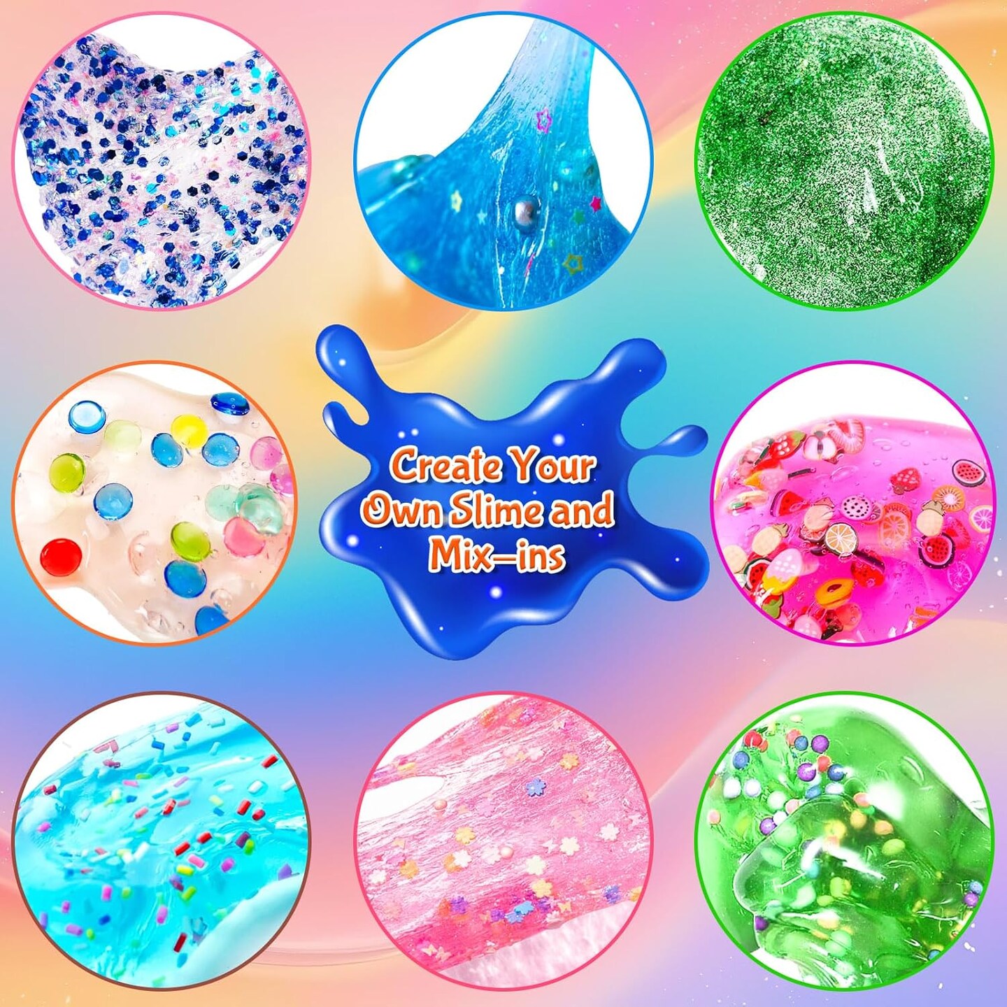 50 Pack DIY Slime Kit