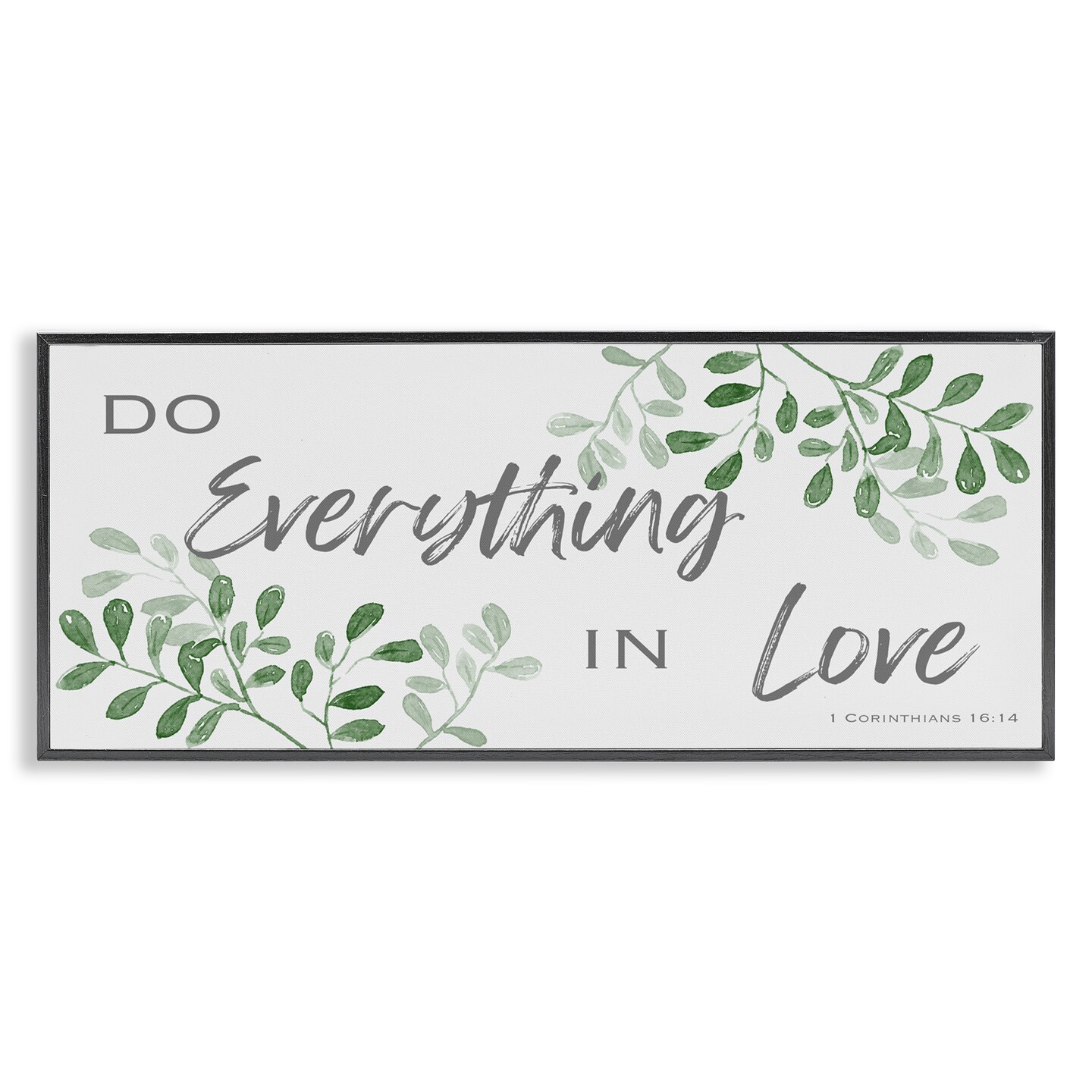 Stupell Industries Do Everything in Love Botanicals Framed Giclee By Marcus Prime