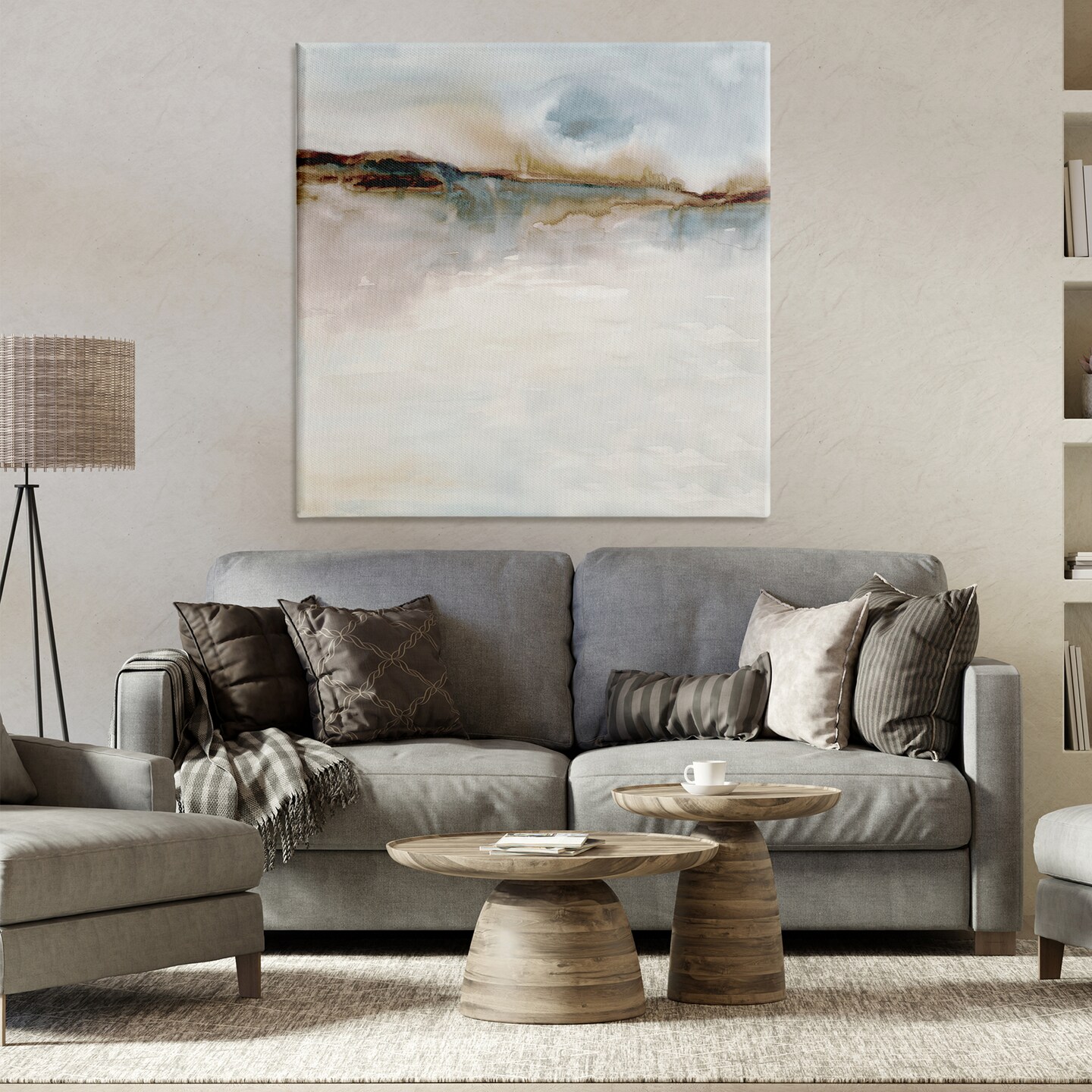 Stupell Industries Neutral & Soft Abstract Palette Canvas By Jacob Q