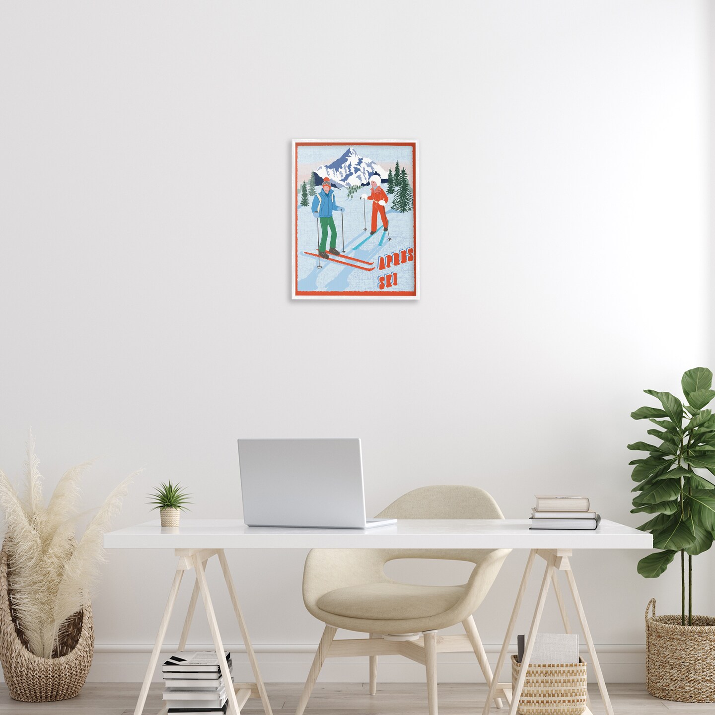 Stupell Industries Apres Ski Winter Fun Framed Giclee By Jo Reid