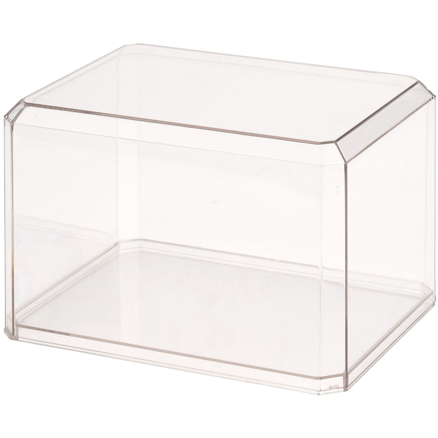 Pioneer Plastics 865C-UV Clear Plastic Mini Helmet Display Case (UV Resistant), 8" W x 6" D x 5" H