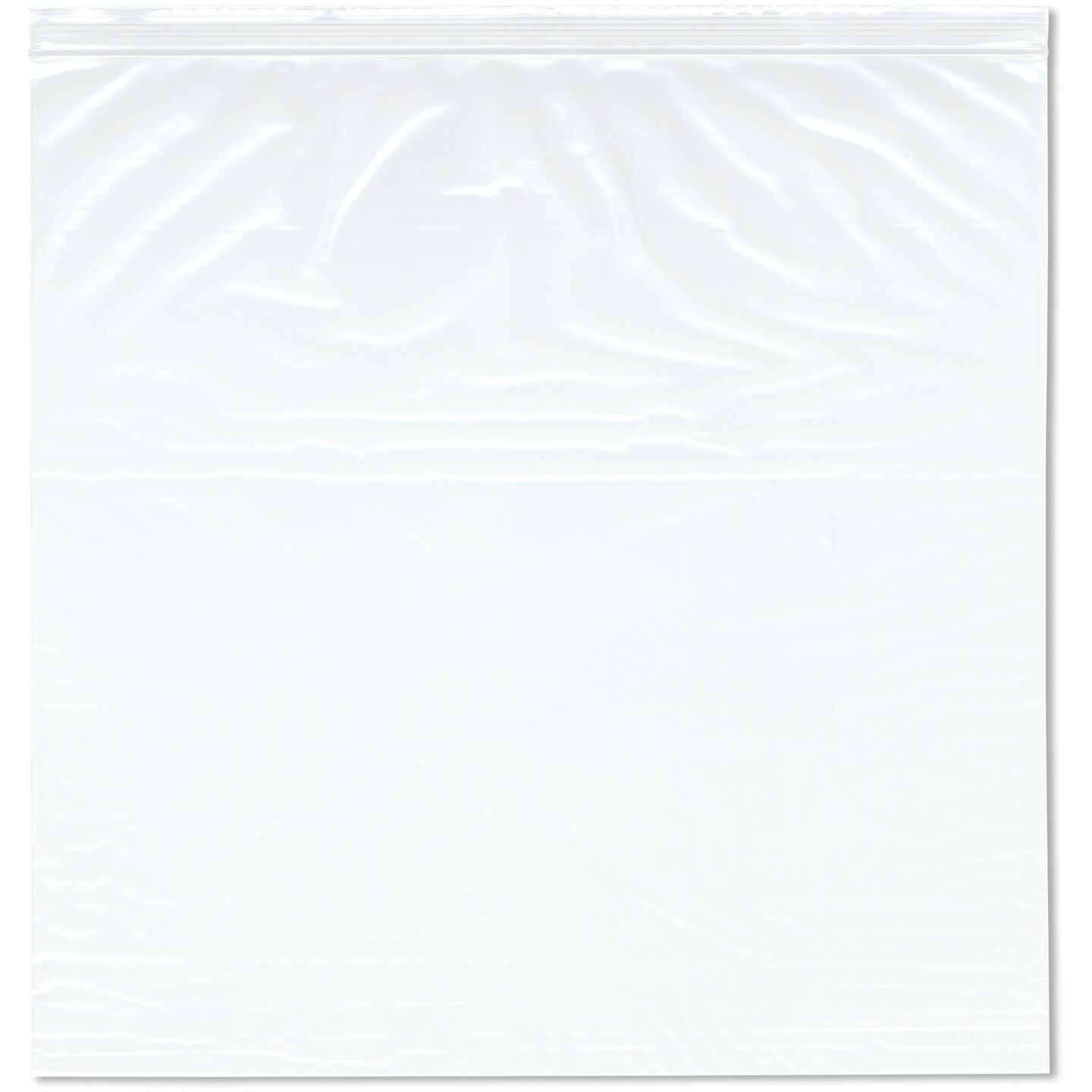 Plymor 14" x 14" (Pack of 100), 2 Mil Zipper Reclosable Plastic Bags