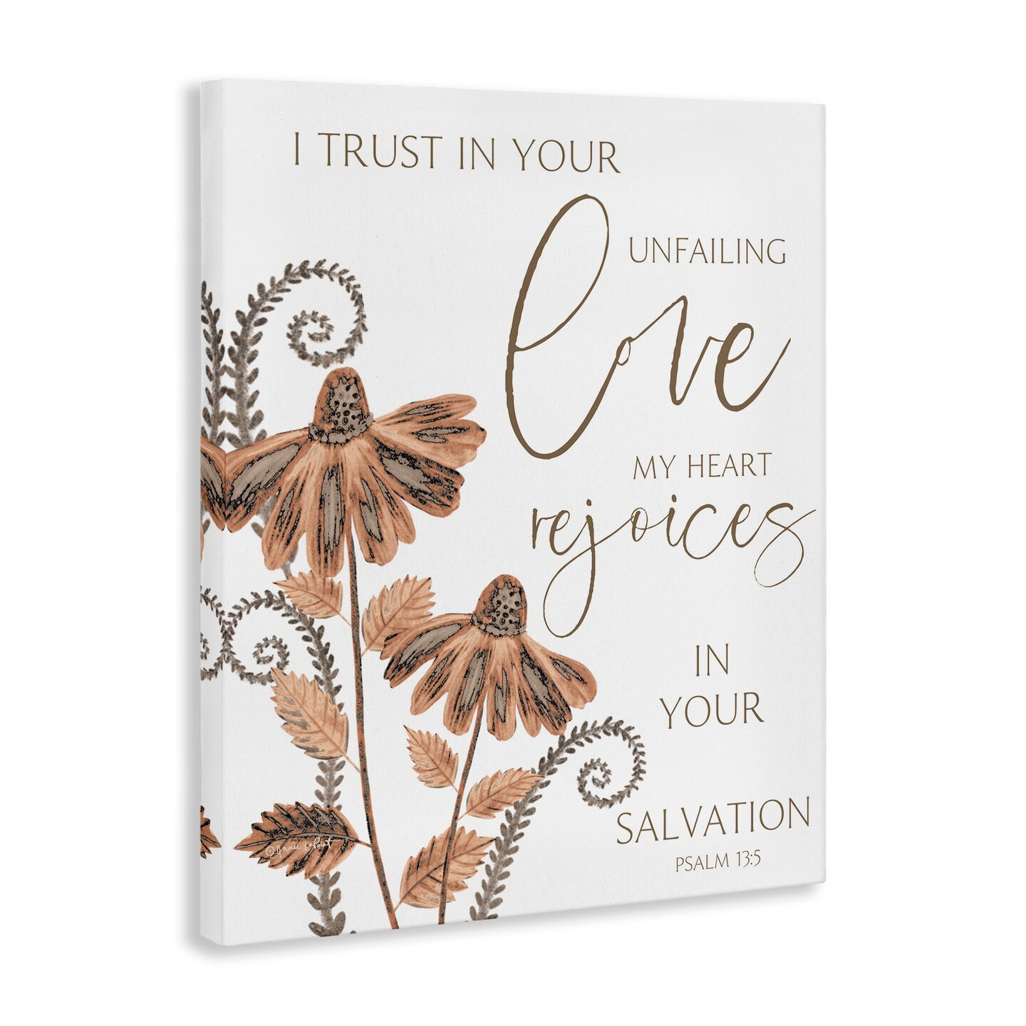 Stupell Industries Trust In Your Unfailing Love Canvas Design by Annie LaPoint