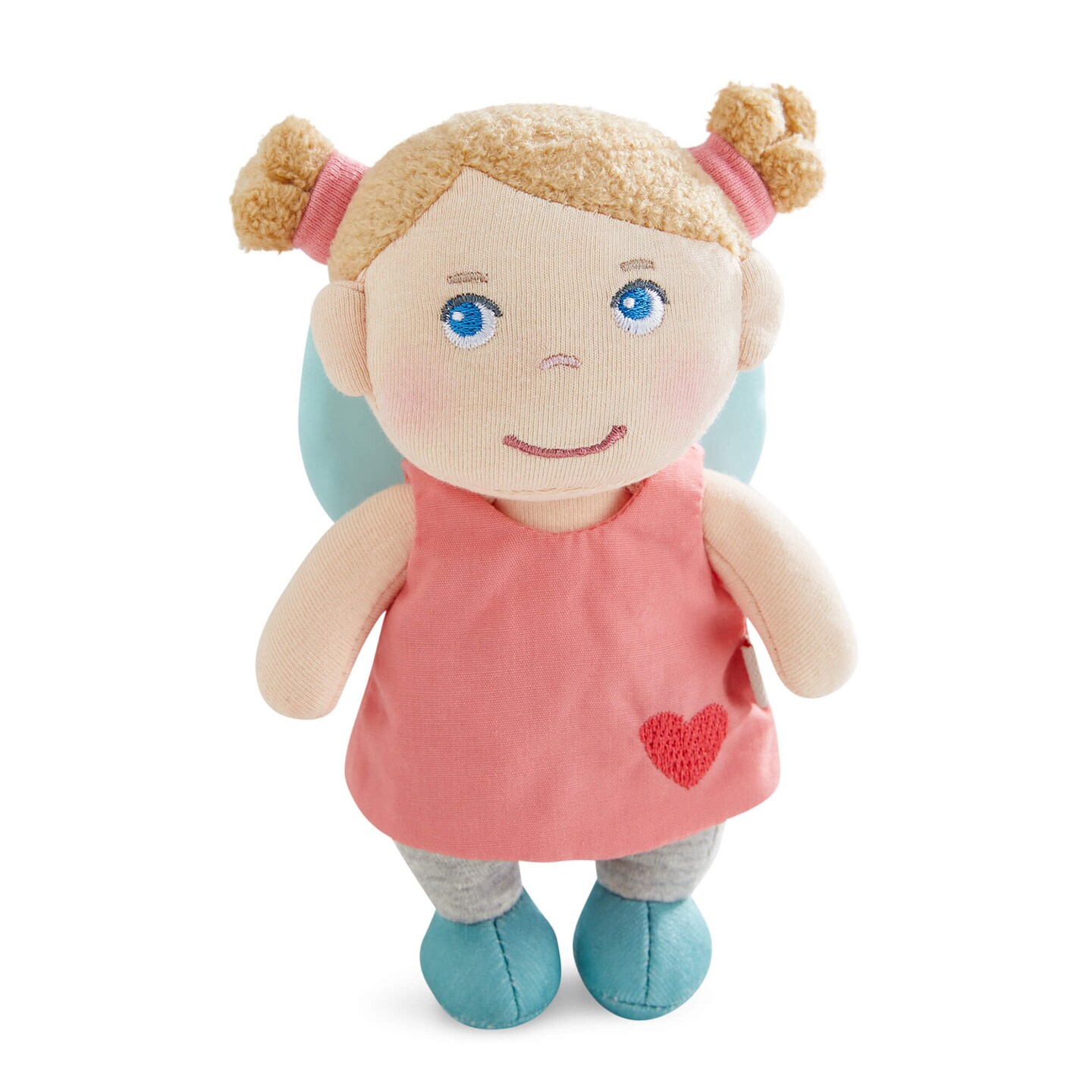 HABA Guardian Angel Mini Doll Lucy- Tiny 6" Angel Baby Doll, A First Baby Doll for Toddlers 1-3 & Angel Plush Toys for Baby Shower Gifts