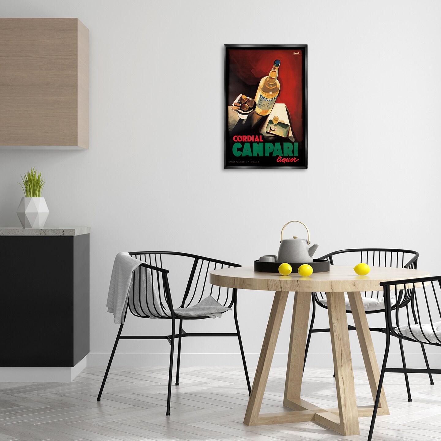 Stupell Industries Vintage Campari Wine Floating Frame Design by Marcus Jules