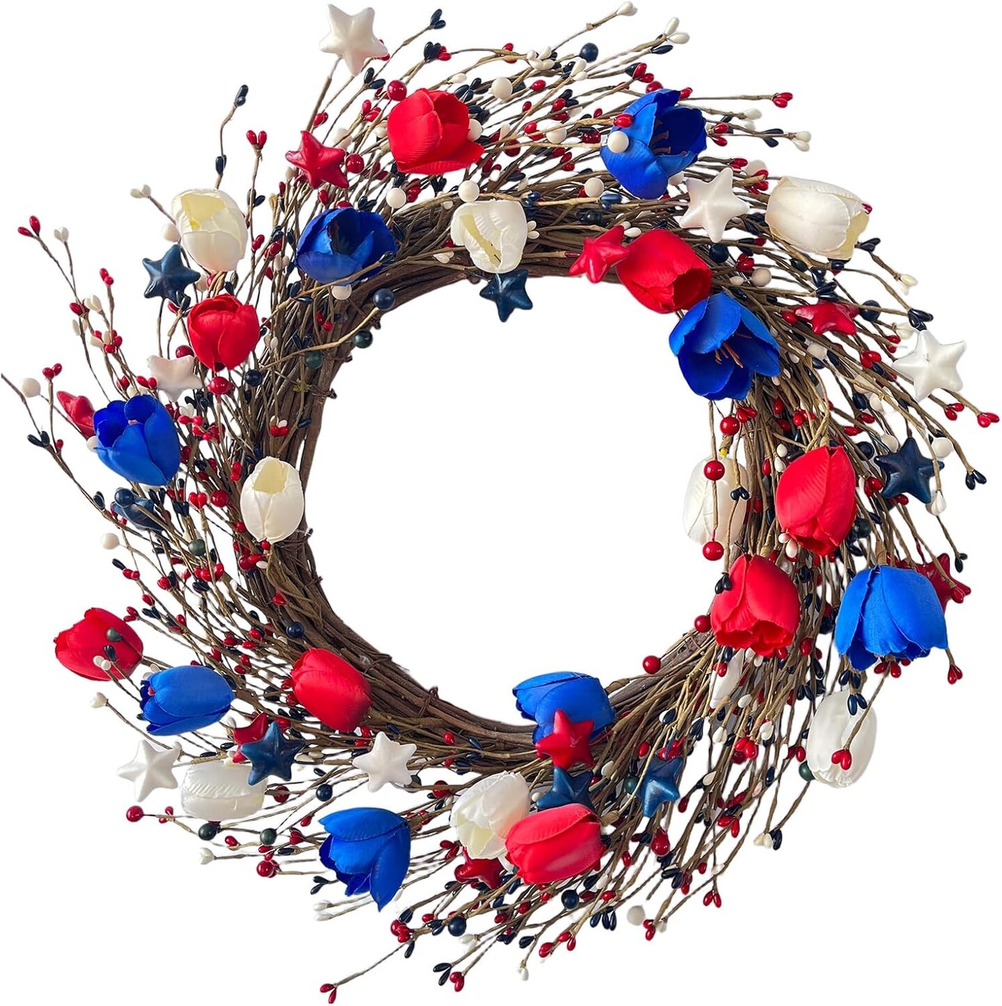 20 Inch Patriotic Wreaths for Front Door