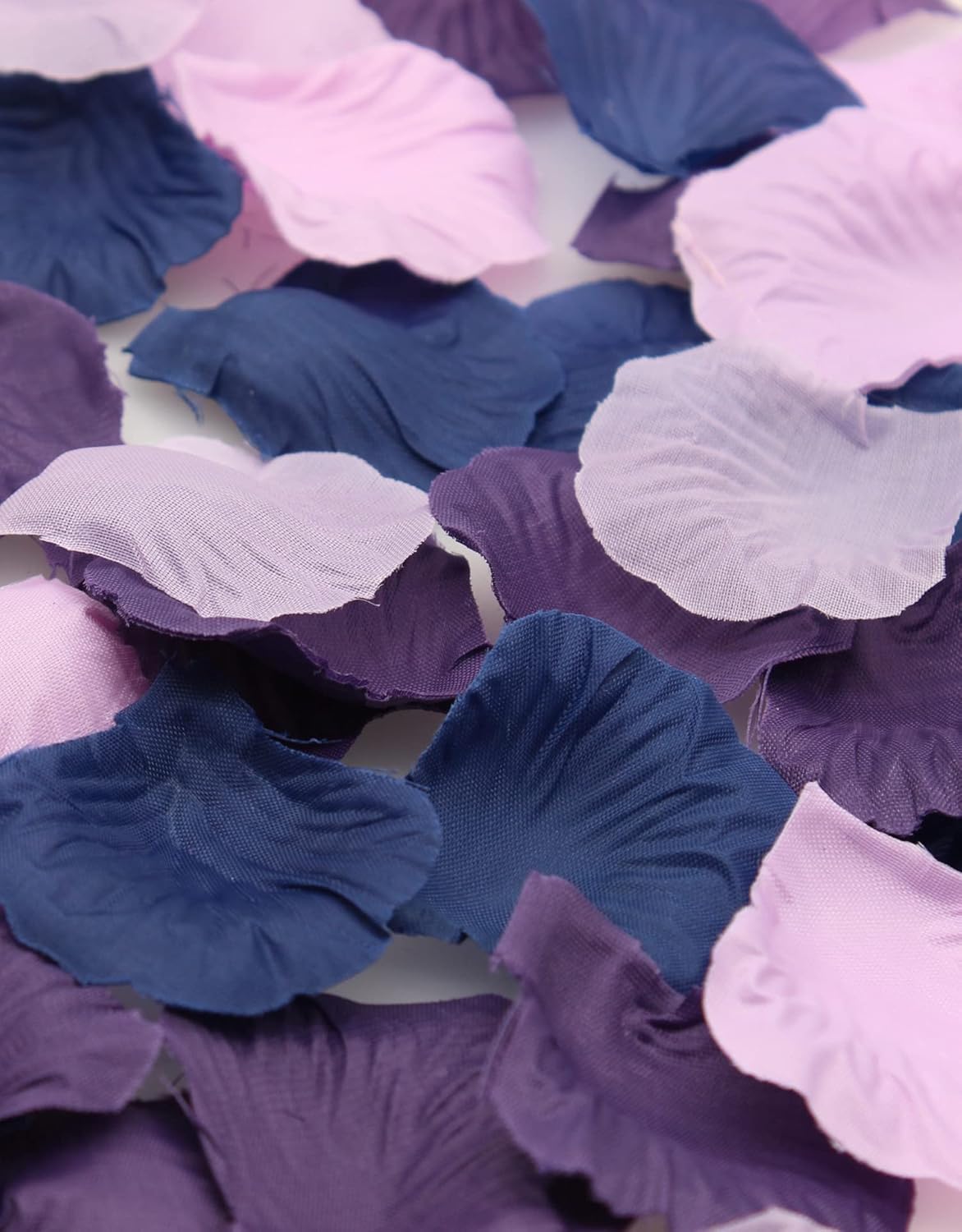 900PCS Purple Lavender Navy Blue Silk Rose Flower Petals Wedding Confetti