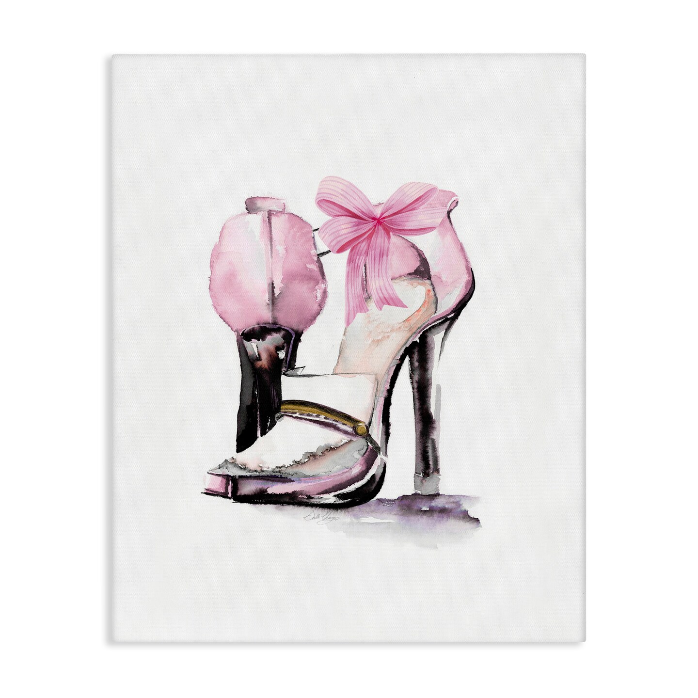 Home Decor Gift Stupell Industries Pink Rose Bouquet Fashion Style Bookstack Glam Painting White Framed Art Print Wall Art 24 X 30 Design By Amanda Greenwood Ready To Hang Plaque