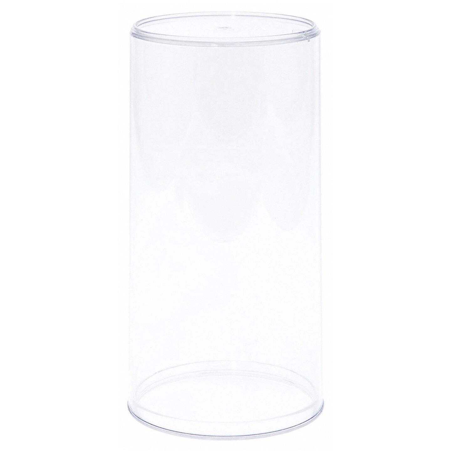 Pioneer Plastics 280C Round Plastic Display Cases for Dolls, Bears, Action Figures, 4&#x22; W x 8&#x22; H