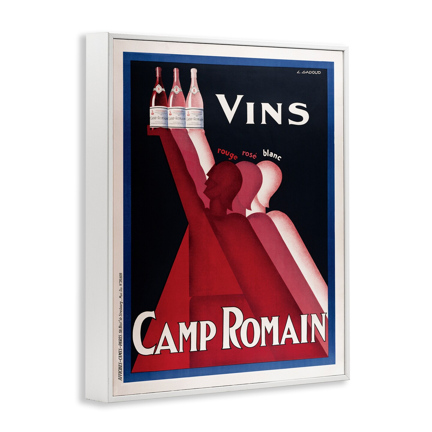 Stupell Industries Antique Wine Bottle Trio Framed Giclee Design by Marcus Jules