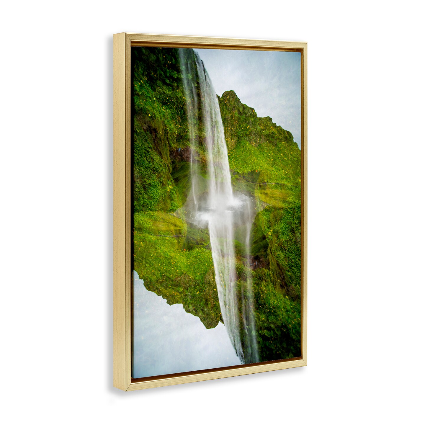 Stupell Industries Surreal Waterfall Reflection Floating Frame, design by Robin Vandenabeele