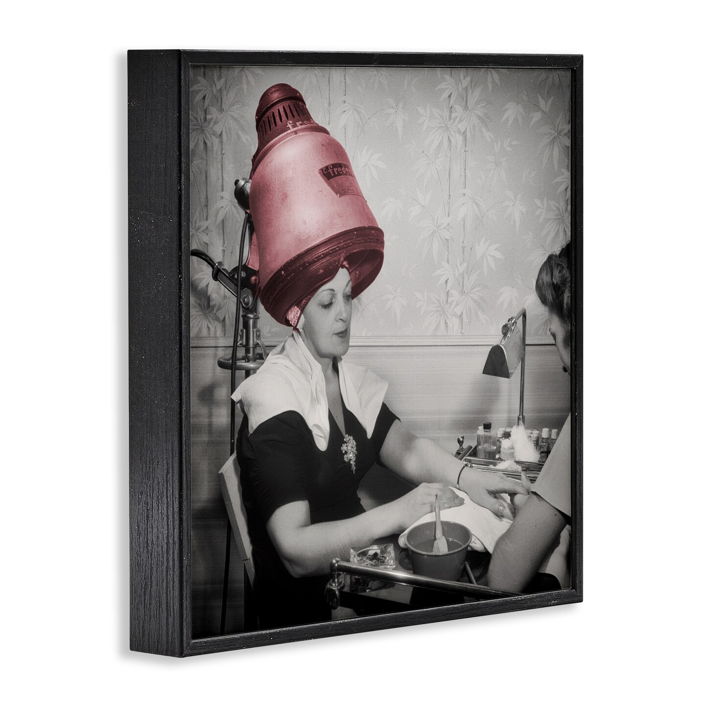 Stupell Industries Vintage Hair & Nails Salon Framed Giclee, design by Sophie 6