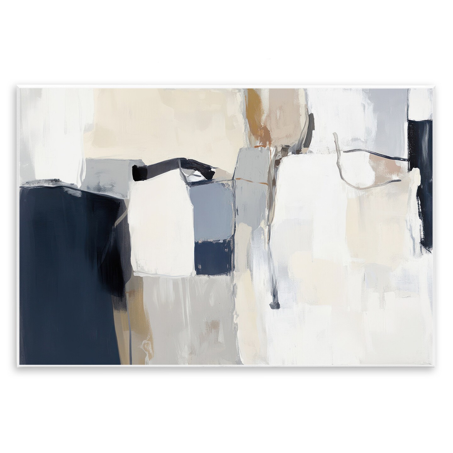 Stupell Industries Neutral Tapestry Abstraction Wall Plaque, design by Irena Orlov