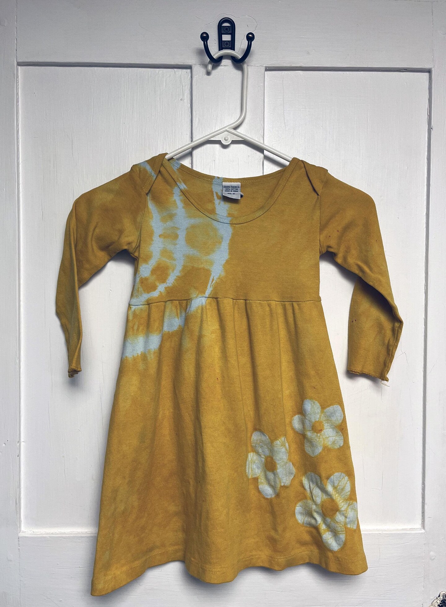 Yellow Girls Dress, Yellow Girls Tie Dye Dress, Flower Girls Dress, Yellow  Flower Dress, Girls Yellow Dress, Girls Easter Dress (4T) | MakerPlace by  Michaels