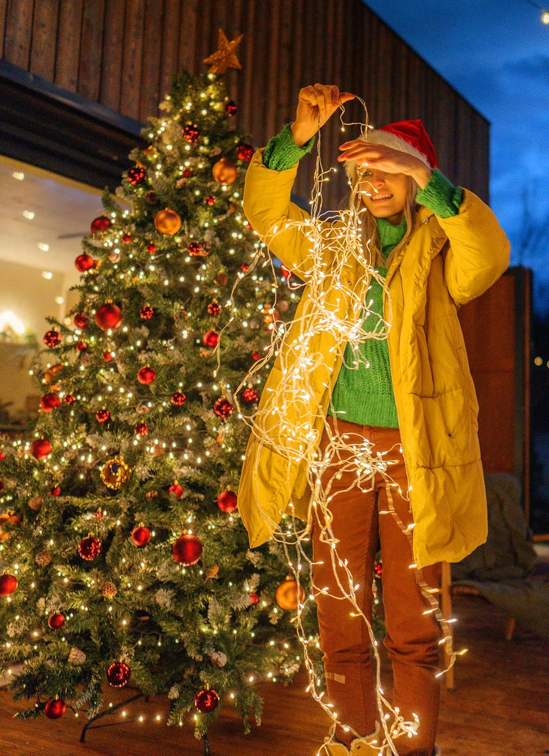 Fairy Lights Battery Operated - 10Ft 120 LED (Warm White)