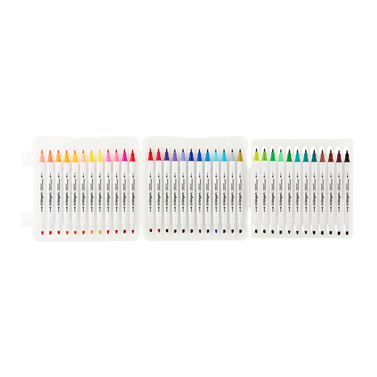 KINGART&#xAE; Twin-Tip&#x2122; Permanent Alcohol-Based Sketch Markers, 36 Colors