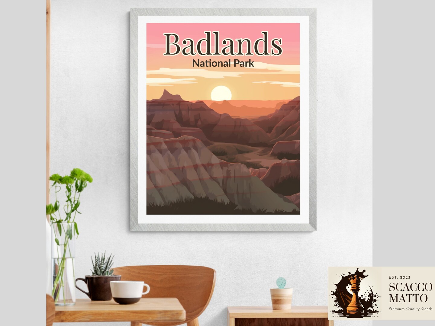 Badlands National Park Art Poster product 2