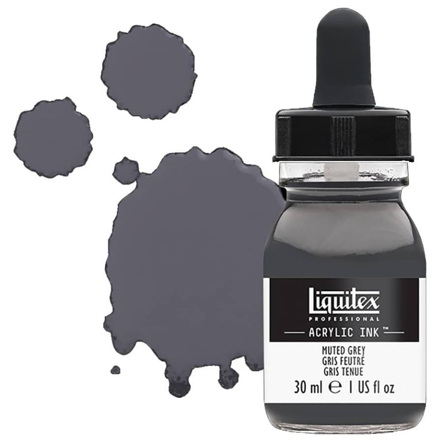 Liquitex Professional Acrylic Ink 30ml Jar - Muted Grey