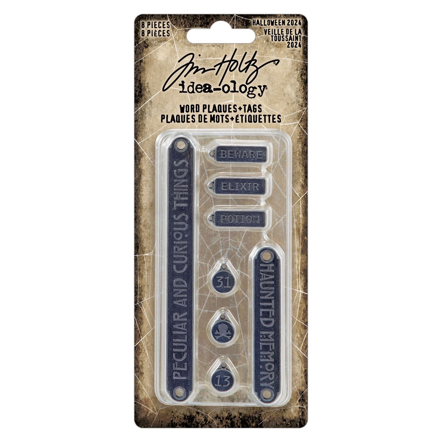 Tim Holtz Idea-ology-Word Plaques + Tags