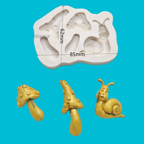 Mushroom Snail silicone mold